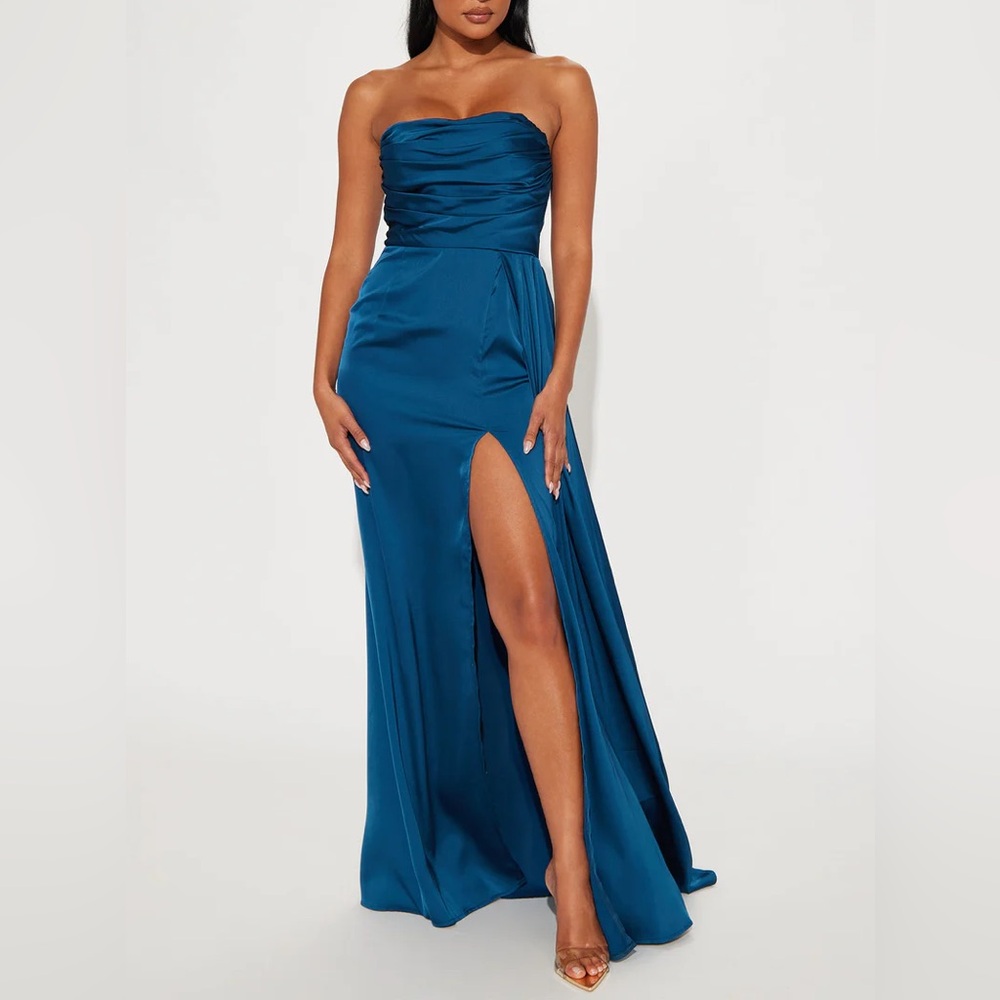 beautiful formal silk dress
